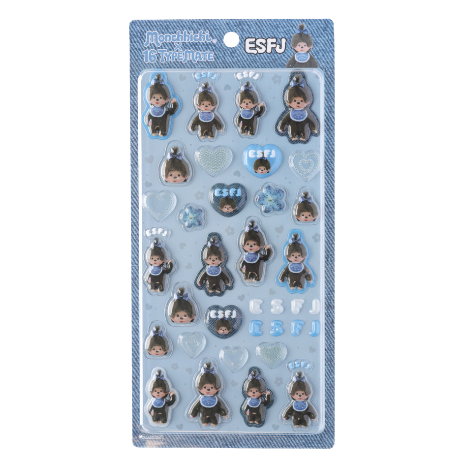 16TYPEMATE×monchhichi ちゅるきゅんシール/ESFJ – 16 TYPE MATE 16TYPEMATE×monchhichi ちゅるきゅんシール/ESFJ – 16 TYPE MATE