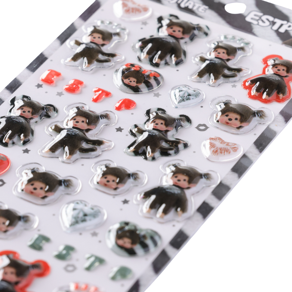 16TYPEMATE×monchhichi ちゅるきゅんシール/ESTP