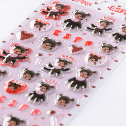 16TYPEMATE×monchhichi ちゅるきゅんシール/ESFP – 16 TYPE MATE