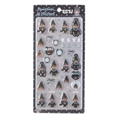 16TYPEMATE×monchhichi ちゅるきゅんシール/ESTJ