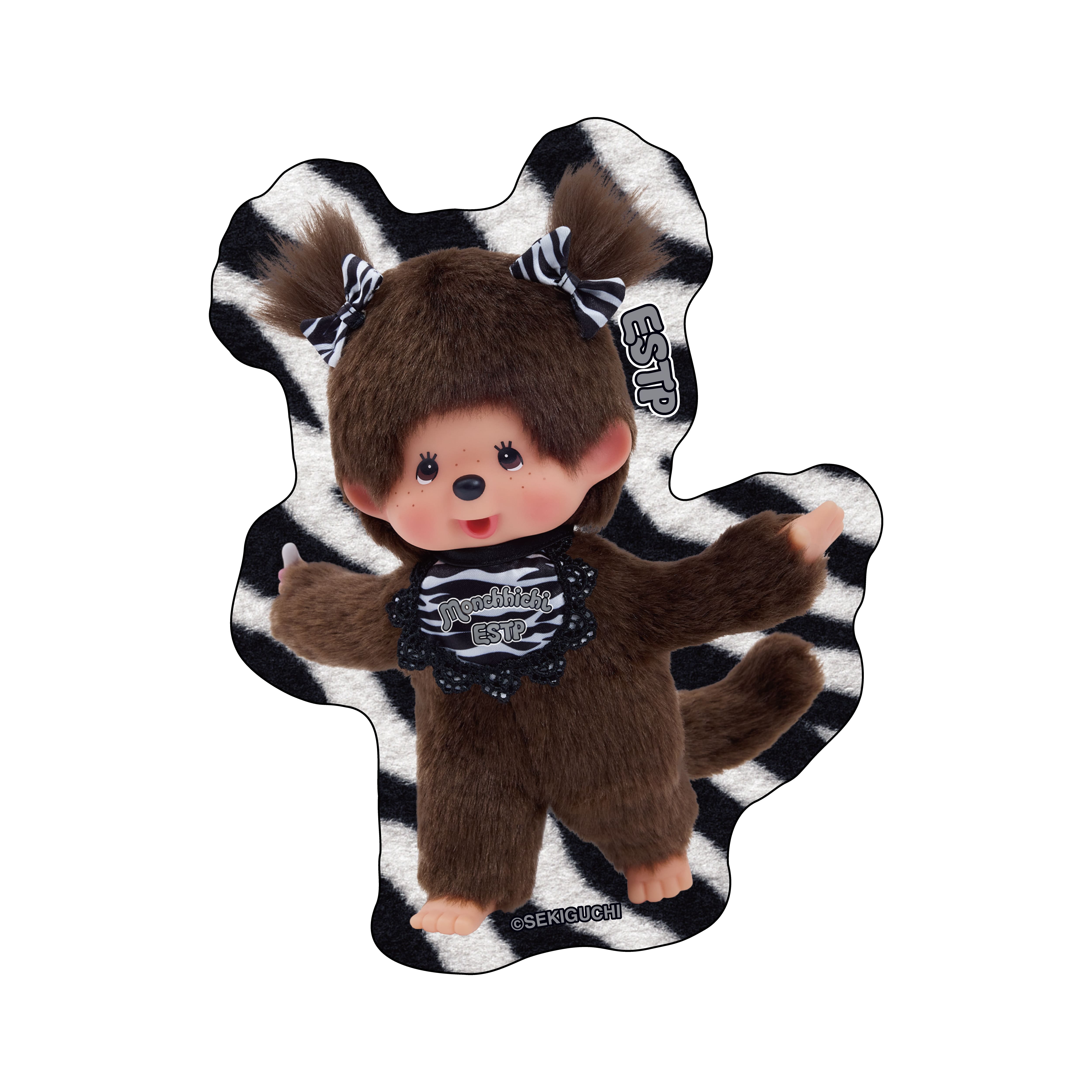 16TYPEMATE×monchhichi ステッカー/ESTP – 16 TYPE MATE × モンチッチ