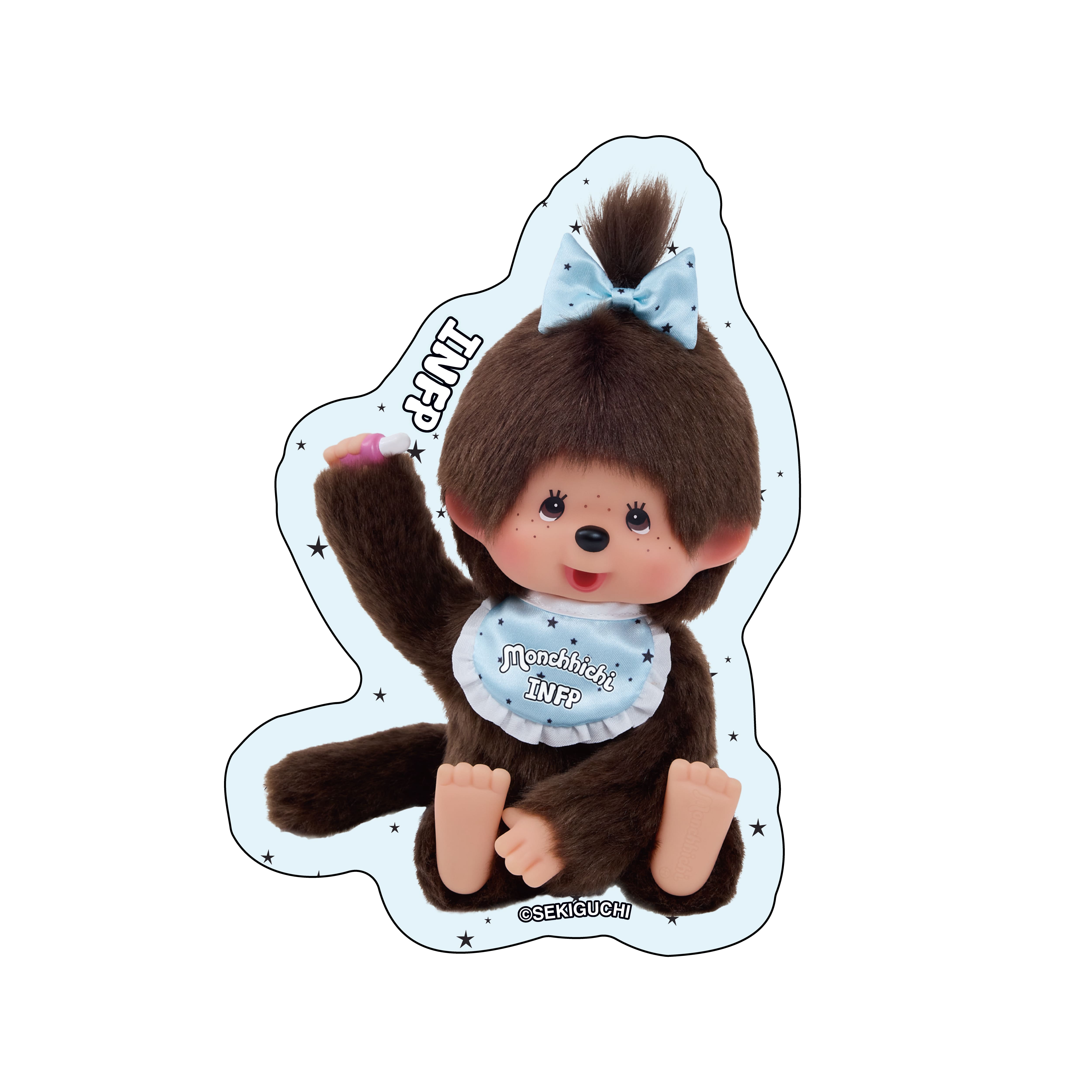 16TYPEMATE×monchhichi ステッカー/INFP – 16 TYPE MATE × モンチッチ