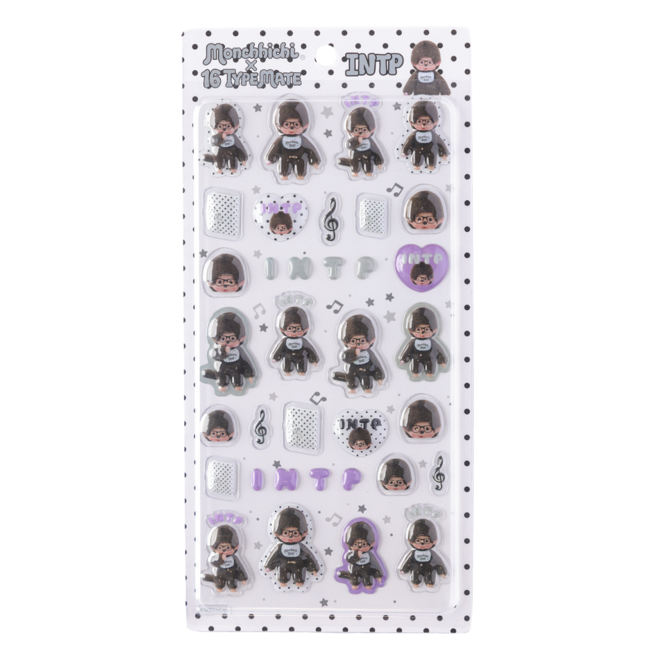 16TYPEMATE×monchhichi ちゅるきゅんシール/INTP