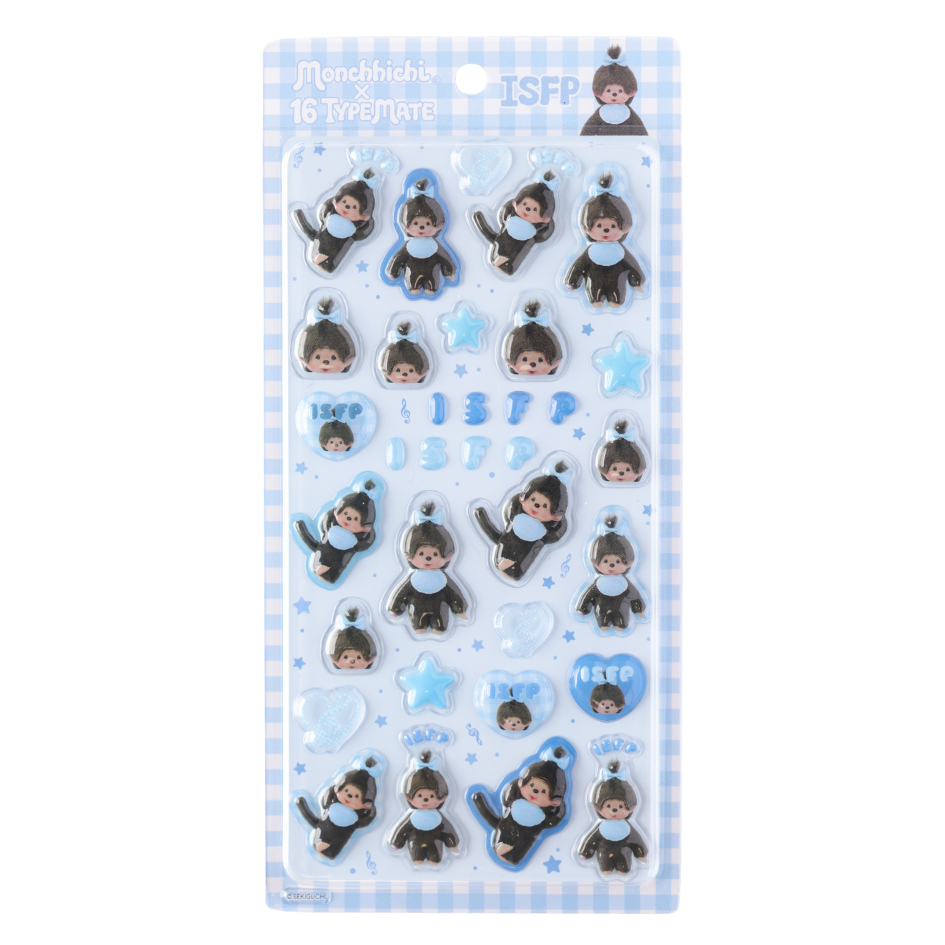 16TYPEMATE×monchhichi ちゅるきゅんシール/ISFP